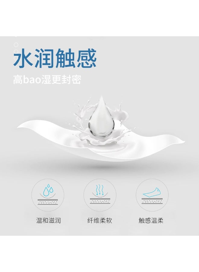 مناديل مبللة للتنظيف بحجم السفر – عبوات متعددة لطيفة على البشرة وخالية من الكحول - Image 4